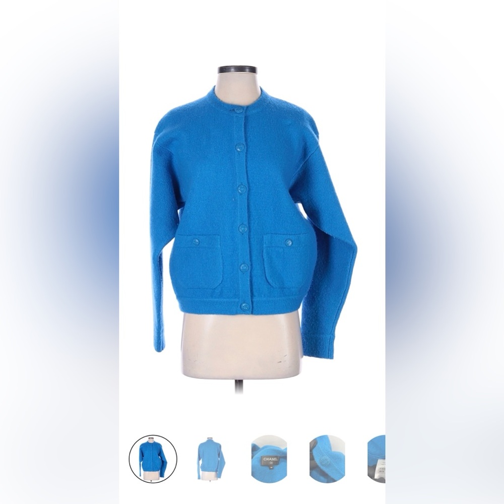 CHANEL Vibrant Blue Fabric